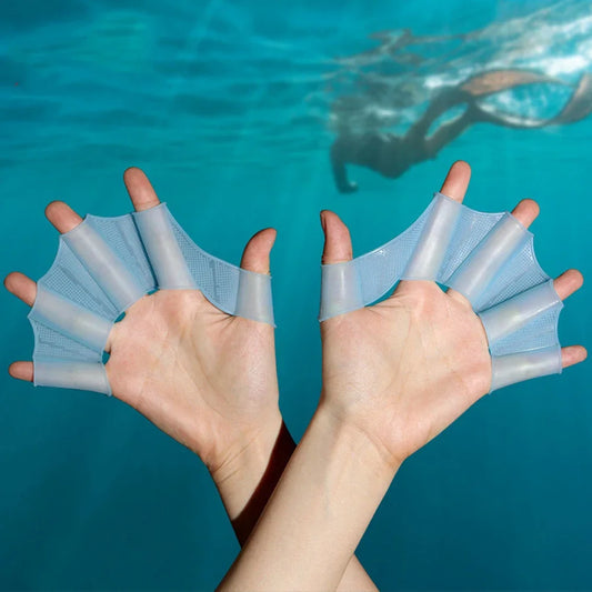 Gants palmés de natation